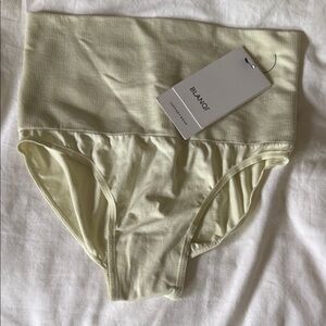 BLANQI Cream Postpartum briefs with Supportive Waistband